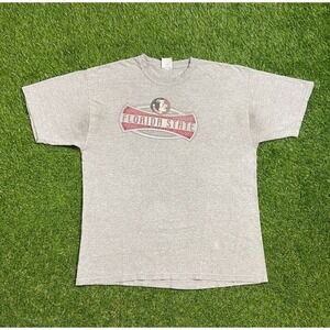 Florida State University Seminoles T Shirt Tee Jerzees Footbal